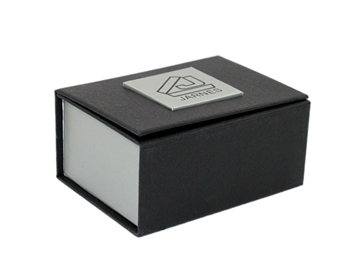 Jewelry box, Engagement rings - black/silver.